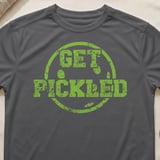 Pickleball Sport-Tek Performance Tee, Get Pickled Distressed Graphic, Athletic Open-Play Court Apparel thumbnail 8