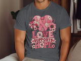 Love Supports Hope Faux Patchwork Tee thumbnail 8