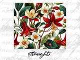 Seamless Botanical Tumbler Wrap PNG Digital Download for 20oz Skinny Sublimation, Vintage Floral Design File thumbnail 13