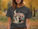 Halloween Camping Ghost Tee thumbnail 4