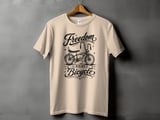 Freedom Is Riding a Bicycle | Lowrider Bike T-Shirt thumbnail 10