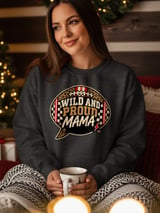 Wild and Proud Football Mama Tee thumbnail 10