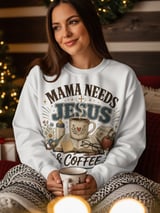 Mama Needs Jesus & Coffee Digital Design Other, Christian Mom Life Sublimation, Vintage Faith Based Gift for Her thumbnail 18