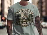 Vintage Classroom Mission Field Teacher T-Shirt, Christian Educator Gift, Schoolhouse Faith Driven Tee, Teacher Appreciation Shirt thumbnail 12