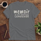 Memoir Is My Writing Language Softstyle Tee thumbnail 3