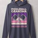 Pickleball Sport-Tek Performance Hood, Pickleball Grandma Like A Regular Grandma Only Way Cooler, Lightweight Hoodie thumbnail 2