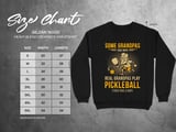 Pickleball Gildan Crewneck Sweatshirt, Some Grandpas Take Naps Real Grandpas Play Pickleball (Then Take a Nap), Court Warm Up thumbnail 11