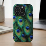 Peacock Feathers MagSafe® Phone Case thumbnail 2