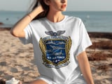 US Air Force Emblem T-Shirt, Military Aircraft Veteran Tee, Patriotic Aim High Fly Fight Win USAF Graphic Shirt, American Pride Gift thumbnail 1