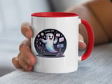 Halloween Mug, Spooktok Ghost Mug, Funny Halloween Mug, Spooky Mug, TikTok Ghost, Halloween Gift, Cute Ghost Mug, Fall Mug, Trendy Mug thumbnail 2