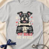 Pit Bulls Are My Kids Tee | Pit Bull Mom Shirt | Pittie Lover Gift | Dog Mom Apparel thumbnail 7
