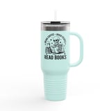Drink Coffee Read Books Tumbler, Skeleton Reader Gift, Funny Book Lover Cup, Introvert Tumbler, Coffee Tumbler, Tumbler for Bookworm thumbnail 9