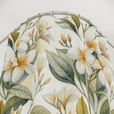 Elegant Plumeria Bloom Shower Curtain thumbnail 6