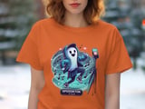 Spooooktok Star T-Shirt, Trending Ghost Design, Musical App T-Shirt, Funny Halloween Tee, Ghost T-Shirt, Spooky T-Shirt thumbnail 1