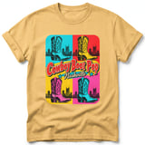 Cowboy Boot Pop ~ Comfort Colors Premium Tee thumbnail 7