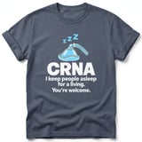 CRNA I Keep People Asleep Tee thumbnail 3