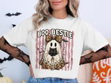 Bestie Boo Leopard Ghost T-Shirt thumbnail 2