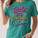 Rule 1 Don't Break Grandmom Tee thumbnail 4