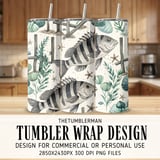 Digital Pattern, Digital Bundle, Sheepshead Fish Pattern, Ocean Underwater, Tropical Pattern, Starfish Digital, Ocean Life, Digital Download thumbnail 2