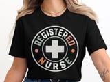 Registered Nurse T-Shirt: Retro RN, Vintage Healthcare Staff, Medical Worker Top thumbnail 8