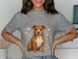 The Sweetheart Pitbull Tee | Cute Pittie Shirt | Pit Bull Mom Gift | Dog Lover Gift thumbnail 5