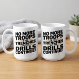 Vasectomy Gift Mug – No More Troops in the Trenches thumbnail 2