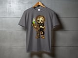 Tired Zombie and Black Cat Tee or Sweatshirt thumbnail 9