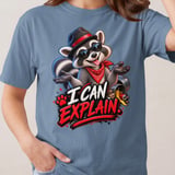 I Can Explain Raccoon Tee thumbnail 13