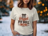 Proud Pit Bull Mom Tee thumbnail 1