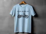 No Life Like Bike Life | Stretch Chopper Cruiser Shirt thumbnail 12