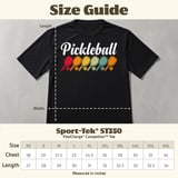 Pickleball Sport-Tek Performance Tee, Pickleball, Court Apparel Retro Paddle Graphic Athletic Shirt thumbnail 11