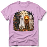 Halloween Horses Costume Party Tee thumbnail 6