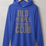 Pickleball Sport-Tek Performance Hood, Old People Pickleball Club, Lightweight Hoodie thumbnail 4