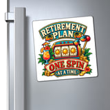 Retirement Plan Slot Machine Magnet thumbnail 6