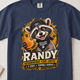 Randy Food Critic Raccoon Tee thumbnail 11