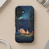 Cozy Night Campsite MagSafe® Phone Case thumbnail 5