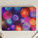 Abstract Glowing Circles MacBook Case thumbnail 1