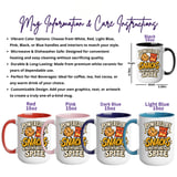 Powered By Snacks Digital Mug Wrap thumbnail 3