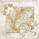 Gold Floral Tumbler Design, Digital Paper, Junk Journal Printable, Gold Flowers PNG, Watercolor Backgrounds, Scrapbook Paper thumbnail 12