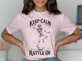 Keep Calm and Rattle On Tee thumbnail 3