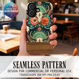 Western Boho Skull Digital Wallpaper thumbnail 2