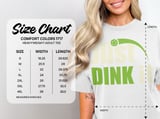 Pickleball Comfort Colors Shirt, Just DINK It, Vintage Graphic Tee Retro Court Player Outfit and Dinker Gift Top thumbnail 15