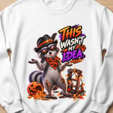 Randy the Raccoon Halloween Sweatshirt thumbnail 10