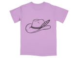 Rustic Cowboy Hat Line Art T-Shirt thumbnail 8