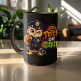Trick Or Ticket Police Owl Mug thumbnail 16