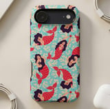 Vintage Mermaid Pattern MagSafe® Phone Case thumbnail 4