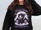 Ghost Hugs and Pumpkin Kisses Tee or Sweatshirt thumbnail 14