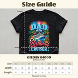 Dad of the Birthday Cruiser T-Shirt thumbnail 8