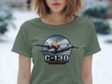 C-130 Hercules Tactical Airlift T-Shirt, Military Aircraft Tee, Air Force Veteran Gift, Aviation Enthusiast Plane Shirt thumbnail 4