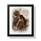 Black Mother Daughter Poster, Framed Wall Art Print, Because She Came Before Me Quote, African American Matriarch Art, Mother's Day Gift thumbnail 10